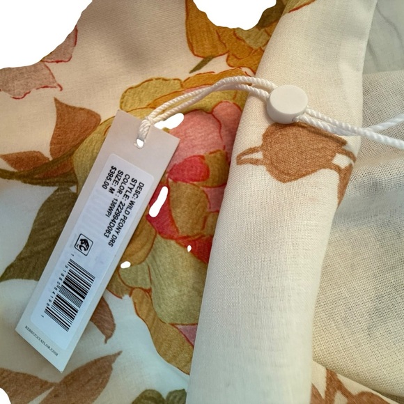 Rebecca Taylor Yellow Floral Maxi Dress NWT - Picture 9 of 11